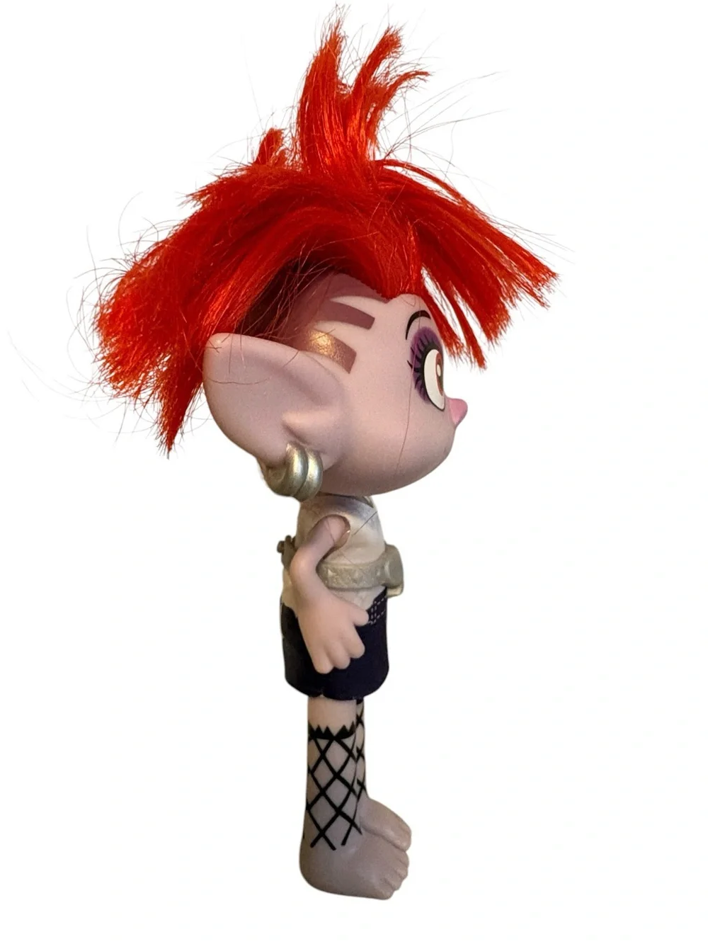 Dreamworks Trolls World Tour Stylin’ Barb Doll  Hasbro Red and Purple Multi 6”